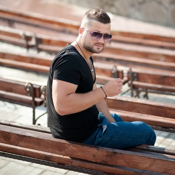 Portrait of the stylish guy — Stock Photo, Image