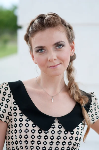 Portrait of the beautiful, young woman — Stock Photo, Image