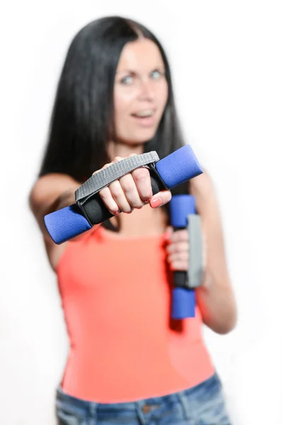 Fitness donna — Foto Stock