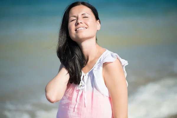 Spaziergänge am Strand — Stockfoto