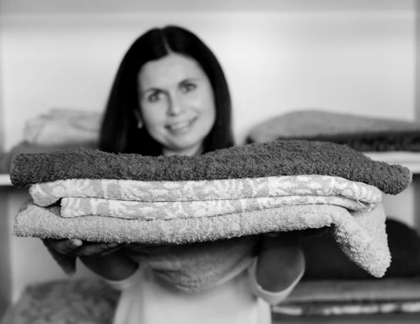 Saubere Handtücher — Stockfoto