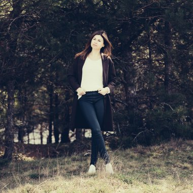 moda kadın açık portre. Stil instagram filtreler
