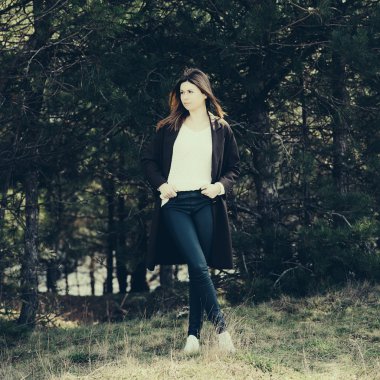 moda kadın açık portre. Stil instagram filtreler