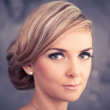 genç güzel kadın Close-Up,