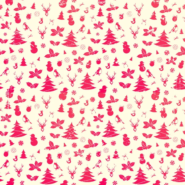 Christmas seamless background — Stock Vector