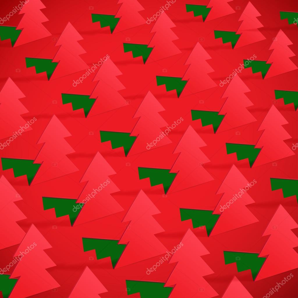 Albero Di Natale Creativa Formata Da Tagliare Fuori Carta