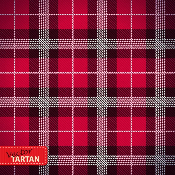 Patrón de tartán sin costura — Vector de stock