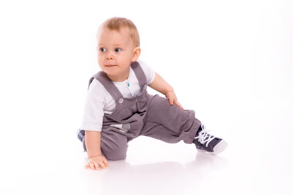 Baby-boy on white background — Stock Photo, Image