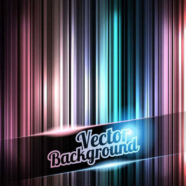 Colorful and shiny stripes background. With place for your text — Stock Vector