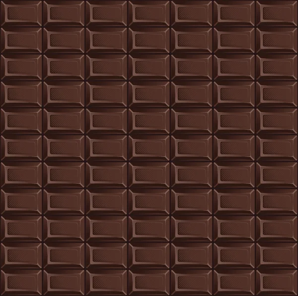 Patrón de barras de chocolate — Vector de stock