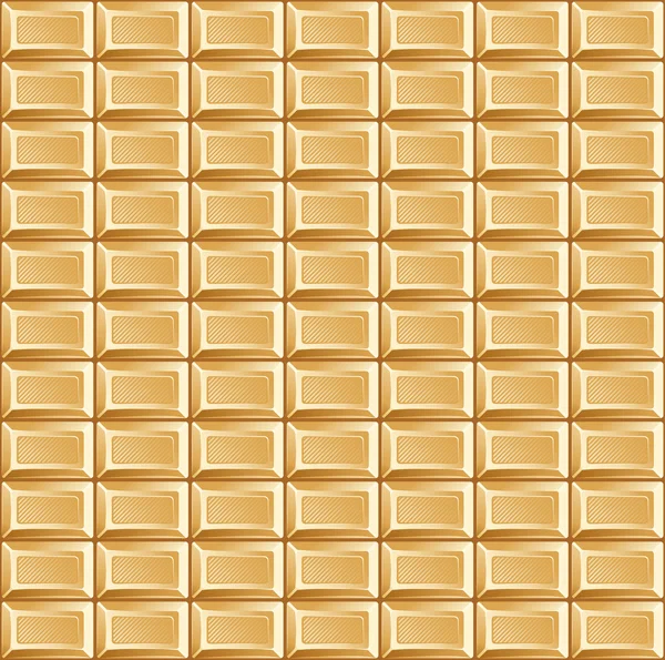 Modèle de barres de chocolat blanc — Image vectorielle