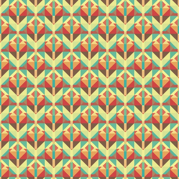 Graphic seamless colorful pattern. Flat style — Stock Vector