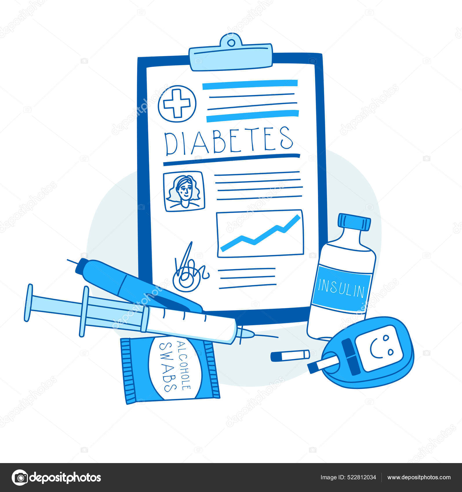 O Doutor Faz a Vacinação Ao Paciente Livro Para Colorir Para Crianças  Ilustração do Vetor - Ilustração de cartoon, diabetes: 58648136