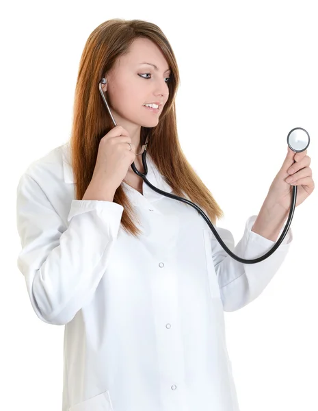 Student female doctor with stethoscope Stock Picture