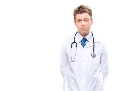 tıbbi doktor stetoskop ile