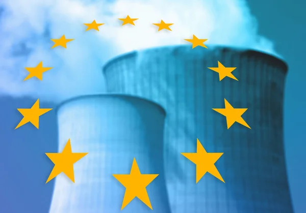 Nuclear power plants in europe — Stock Photo, Image