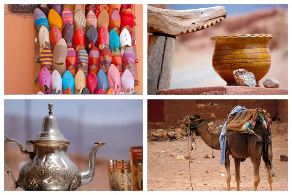 Mercato tradizionale in Marocco — Foto Stock