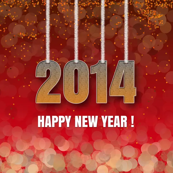 Бізнес Щасливий Новий рік 2014 — стокове фото