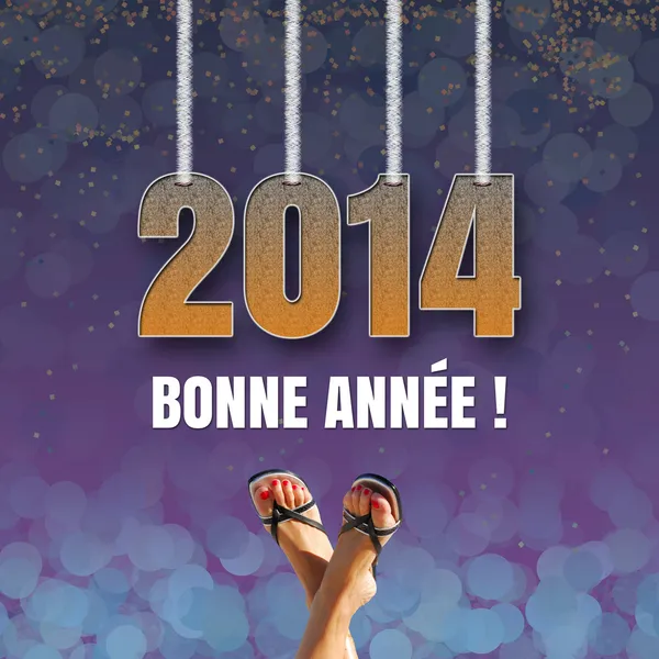 Wirtschaft frohes neues Jahr 2014 — Stockfoto