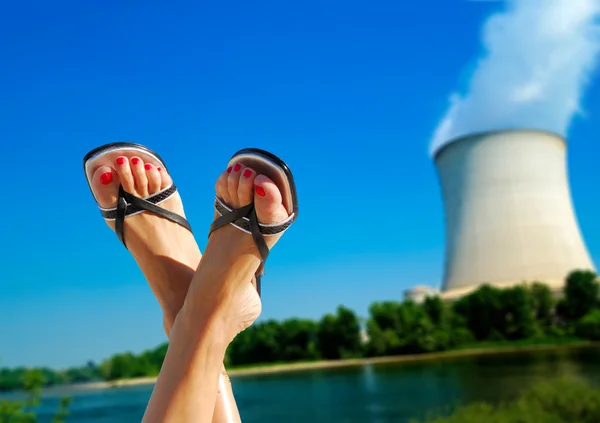 Nuclear environmental issues — Stock Photo, Image