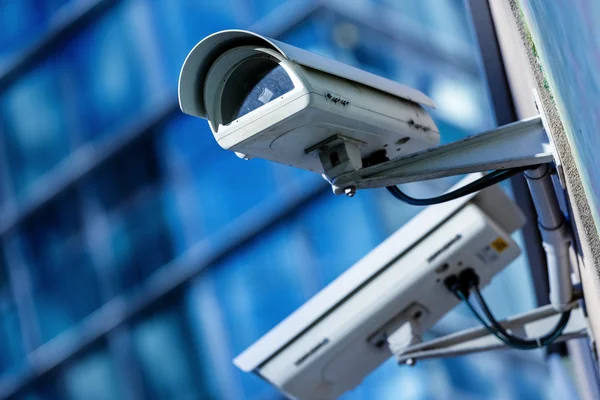 Videocamera di sicurezza e video urbano — Foto Stock