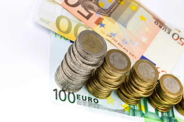 Single European currency decreasing — Stock Photo, Image