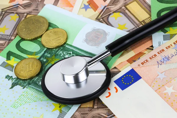 European currency sick concept — Stock Photo, Image