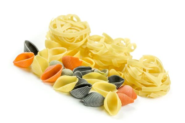 Closeup shoot of different types of pasta — Stock Photo, Image