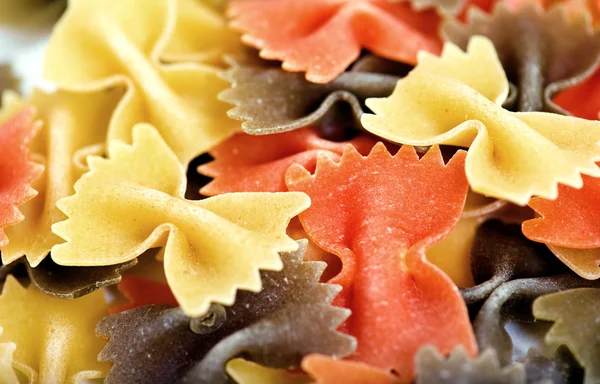 Uncooked Italian farfalle pasta — Stock Photo, Image