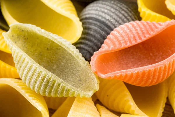 Ungekochte italienische Conchiglie-Pasta — Stockfoto