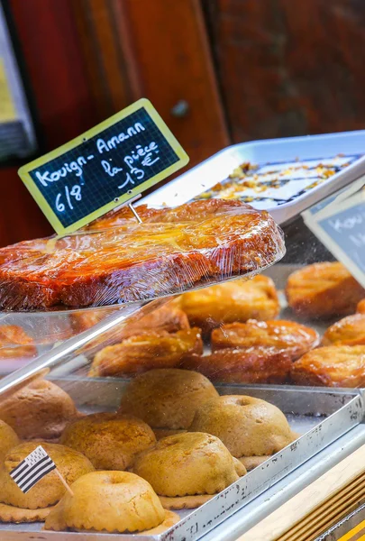 Kouign amann dulce francés tradicional de Bretaña — Foto de Stock