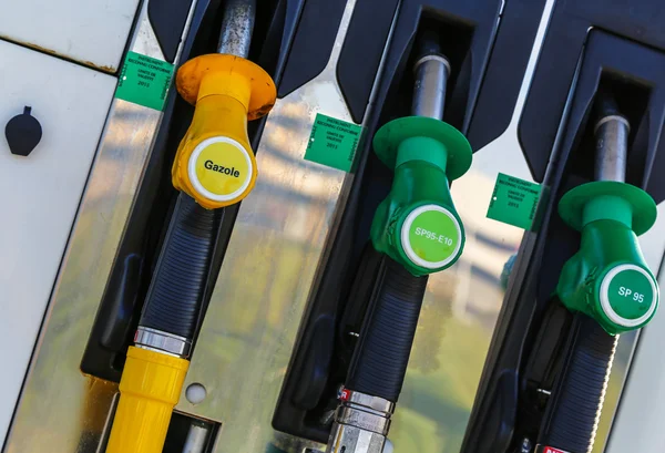 Benzine station brandstofpomp — Stockfoto