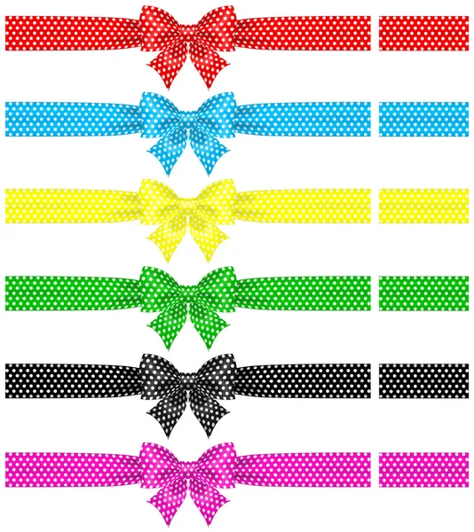 Polka dot yay şeritler