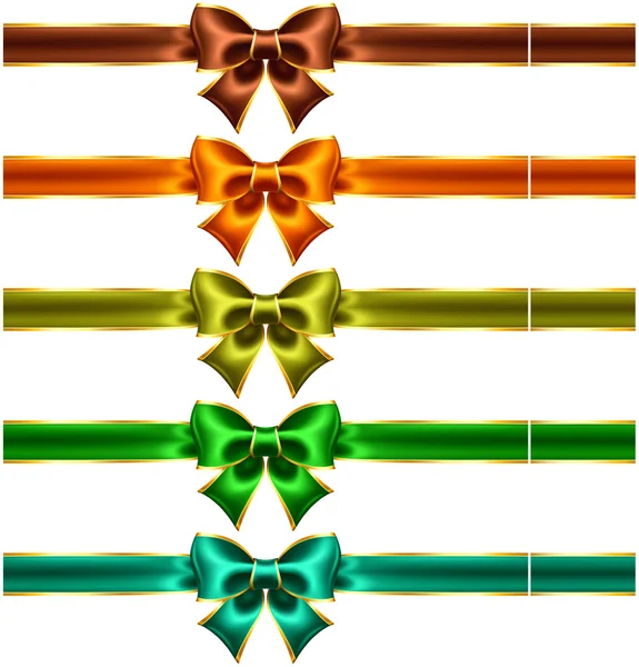 Altın kenar ve kurdeleler ile tatil yay