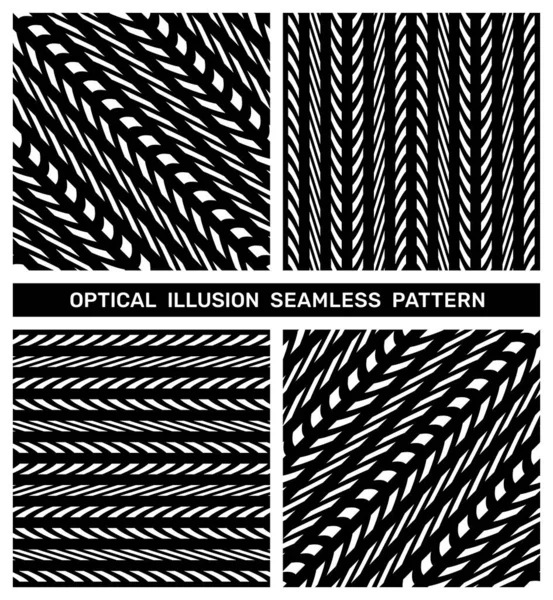 Abstrakcyjna Geometryczna Próbka Optycznego Złudzenia Projektowania Okładek Nadruków Tekstyliów Tkanin Grafika Wektorowa