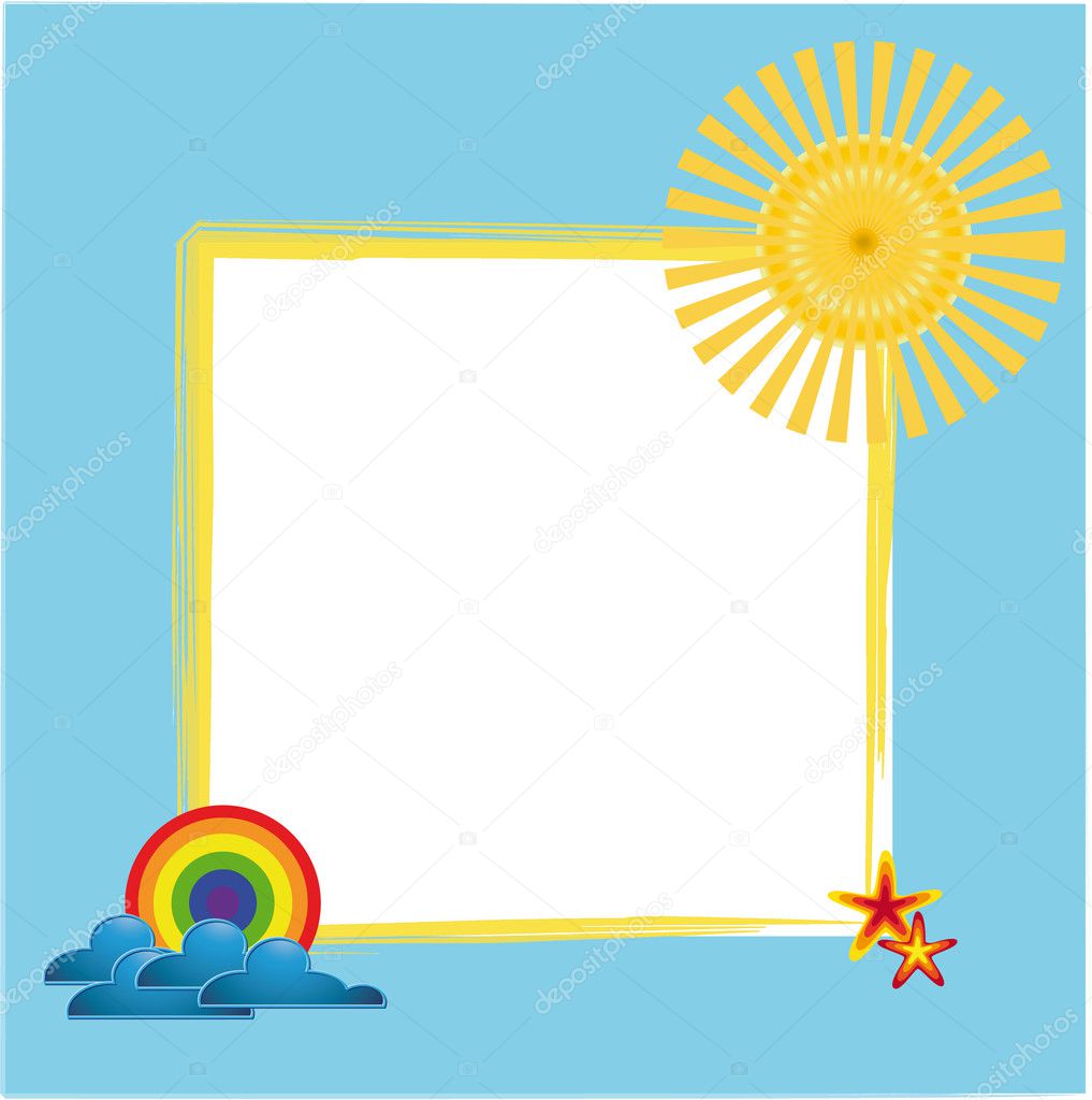 Summer picture frame
