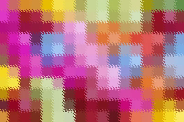 Abstract Controleer Ruitpatroon Roze Rood Geel Naadloze Gradiënt Vormen Voor — Stockfoto
