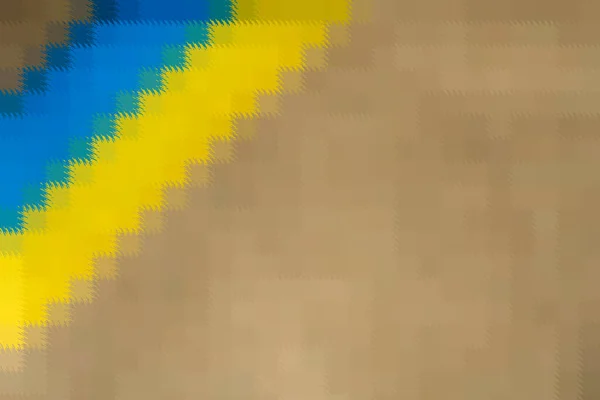 Abstract Mock Ukrainian National Flag Seamless Gradient Texture Design Print — ストック写真