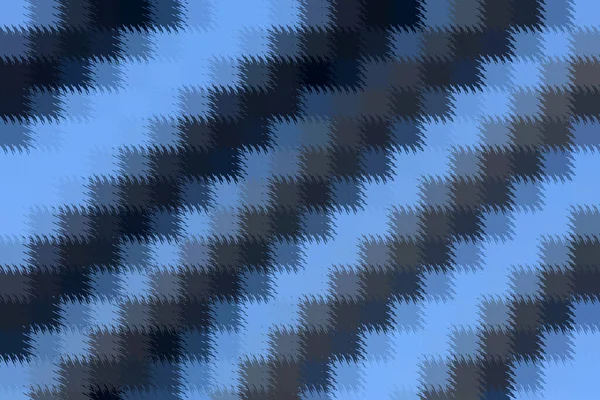Patrón Abstracto Cuadros Cuadros Azul Gris Negro Formas Gradiente Sin —  Fotos de Stock