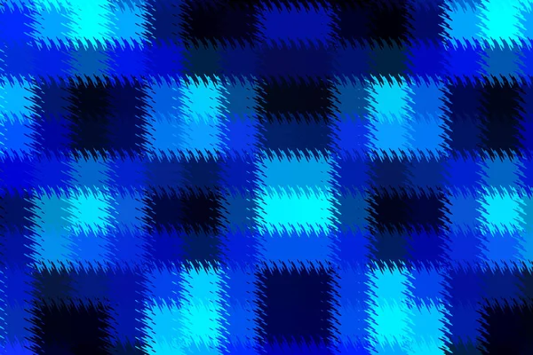 Abstract Controleer Ruitpatroon Blauw Aquamarijn Zwart Naadloze Gradiënt Vormen Voor — Stockfoto
