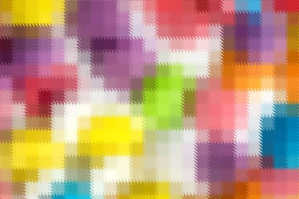 Patrón Cuadros Multicolor Formas Ilustración Sin Costuras Para Impresión Tela — Foto de Stock