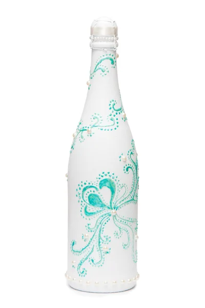 Láhev šampaňského svatební — Stock fotografie
