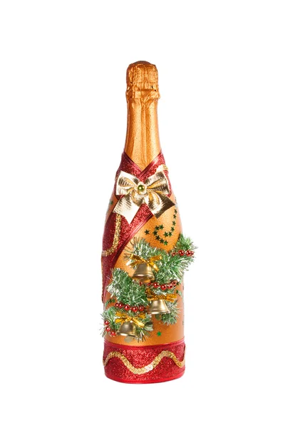 Christmas champagne — Stock Photo, Image