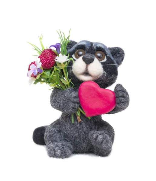 kalbi olan keçeli Rakun