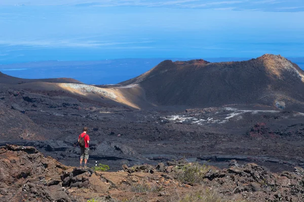 Vulcão Sierra Negra, Ilhas Galápagos, Equador . — Fotografia de Stock