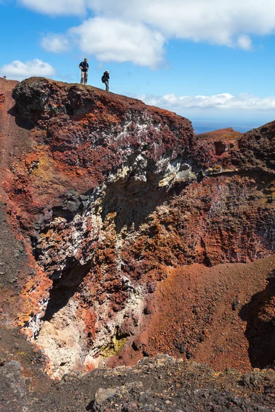 火山シエラ ネグラ、ガラパゴス諸島、エクアドル. — ストック写真