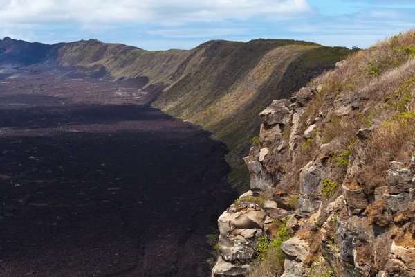 火山シエラ ネグラ、ガラパゴス諸島、エクアドル — ストック写真