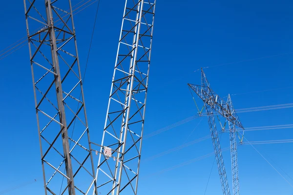 Transmission line towers — Stock Photo, Image