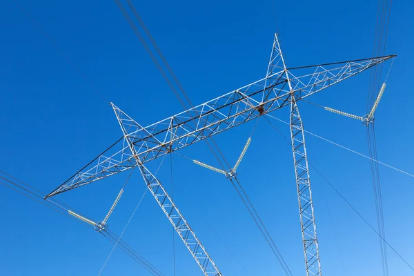 Transmission line towers — Stock Photo, Image