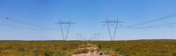 Transmission line towers.Industry — Stock Photo, Image